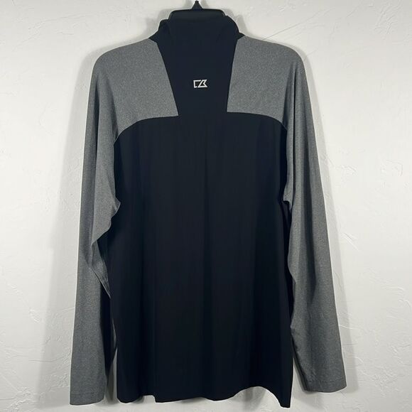 🔥🏈 OKLAHOMA STATE COWBOYS Cutter & Buck Lightweight Quarter Zip Pullover Sz L - Picture 8 of 9